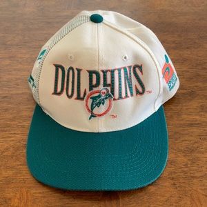 Vintage Miami Dolphins Football Hat Snap Back 90’s